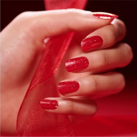 *Retired* Color Street: Cherry Float | Scarlet Red Glitter Valentine’s Day - Picture 7 of 15
